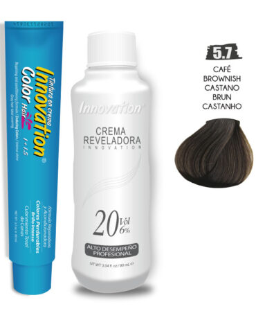 Tintura 5.7 Cafe Innovation 60 ml   Crema Reveladora 90 ml